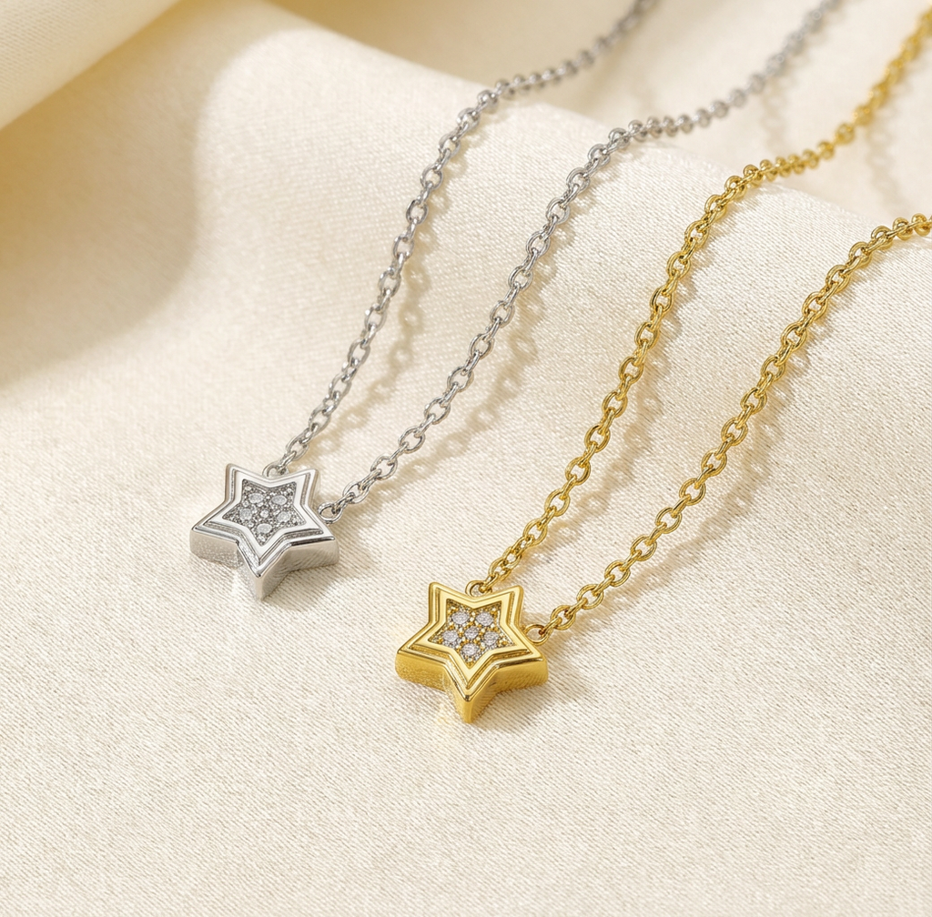 Collier Étoile Scintillante