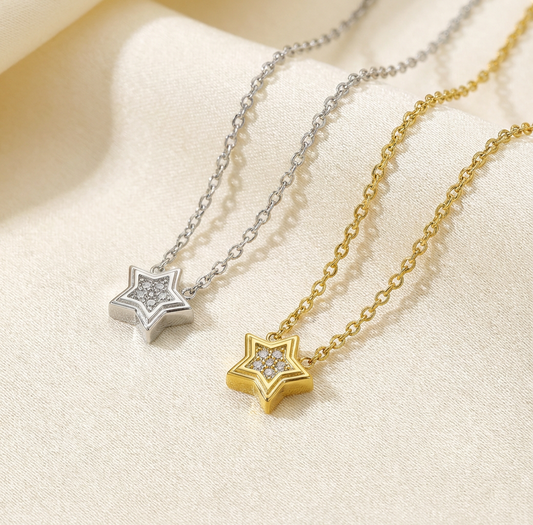 Collier Étoile Scintillante