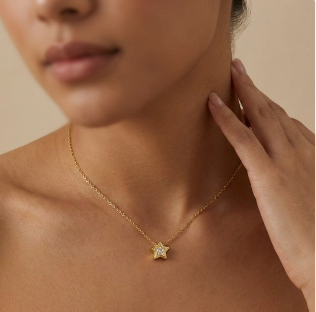 Collier Étoile Scintillante