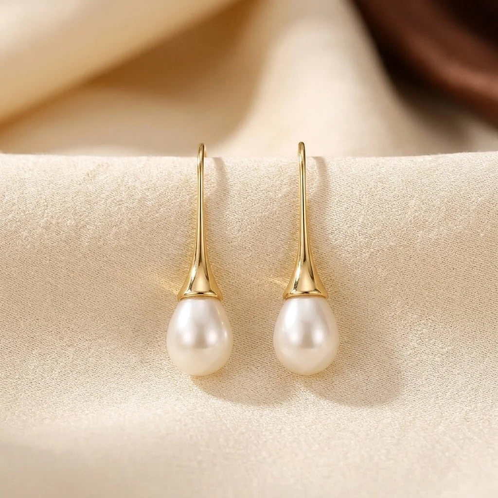 Boucles Perles Dorées