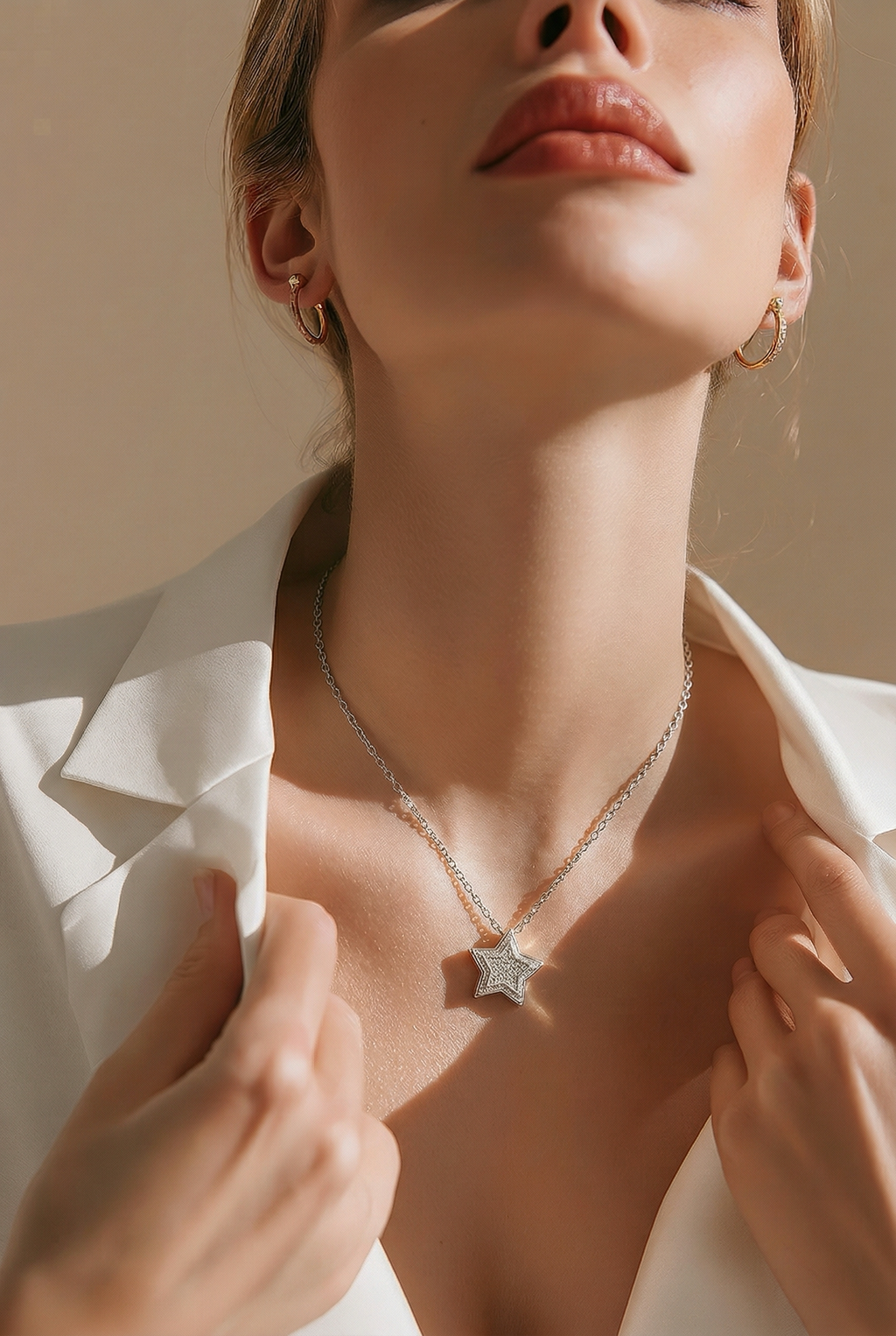 Collier Étoile Scintillante