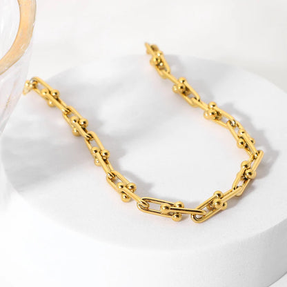 Collier chaîne doré