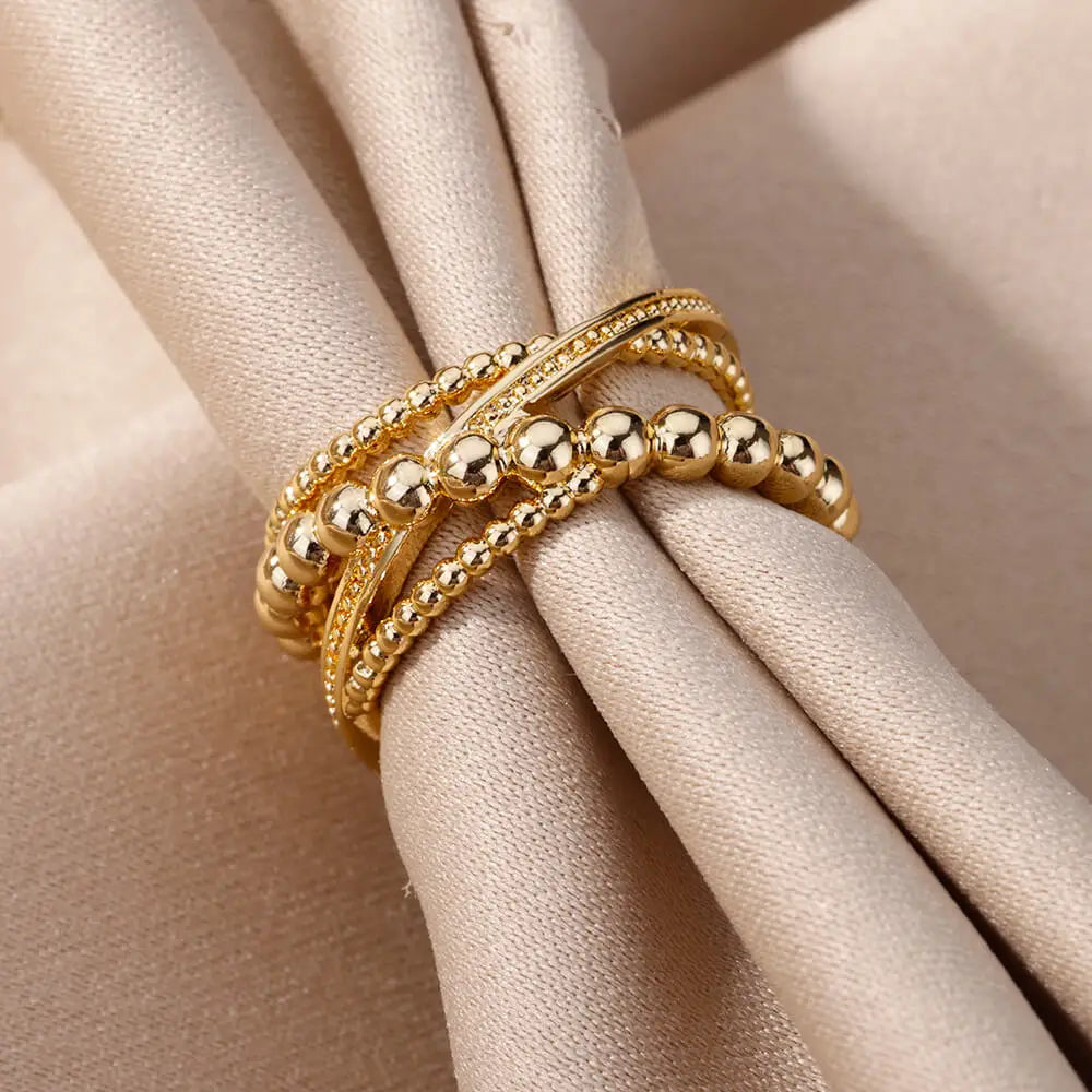Bague torsadée vintage