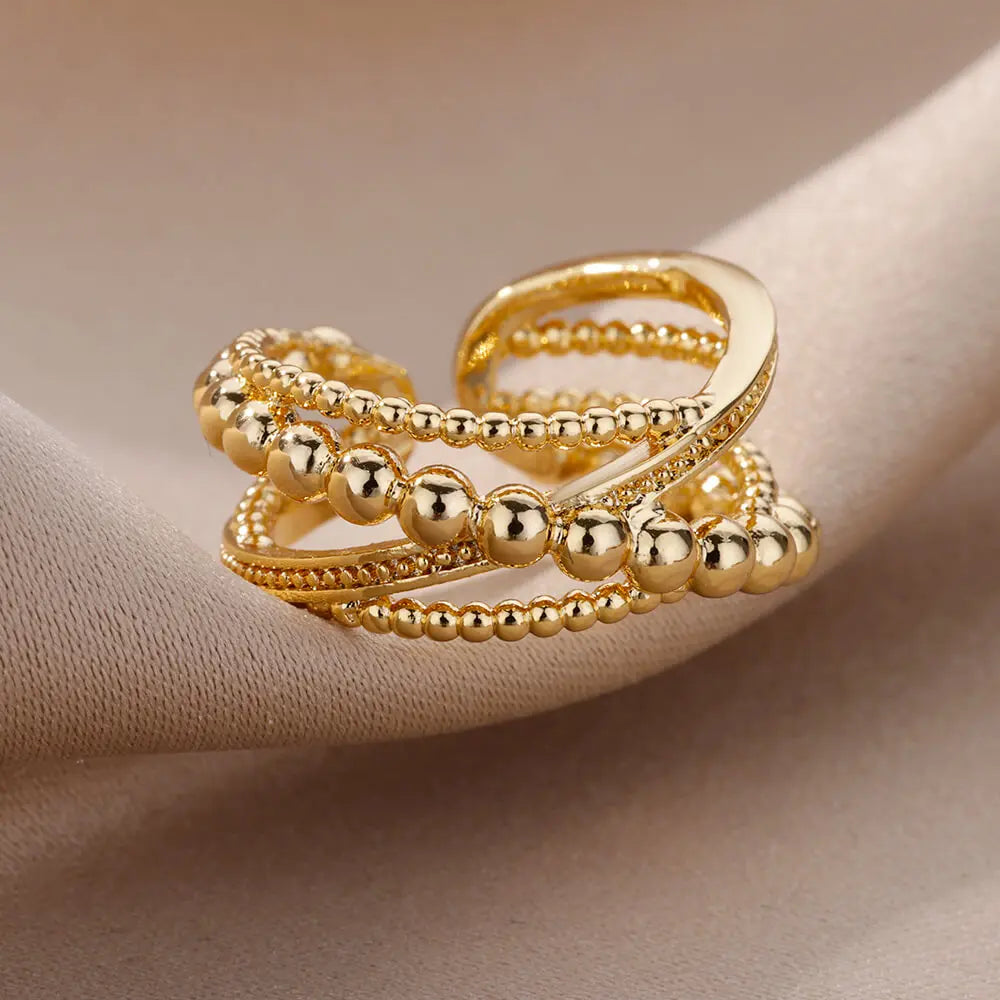 Bague torsadée vintage