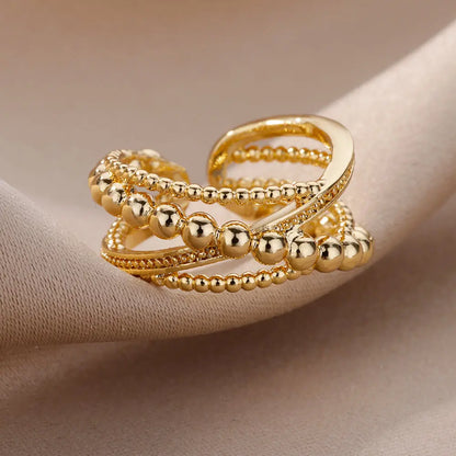 Bague torsadée vintage