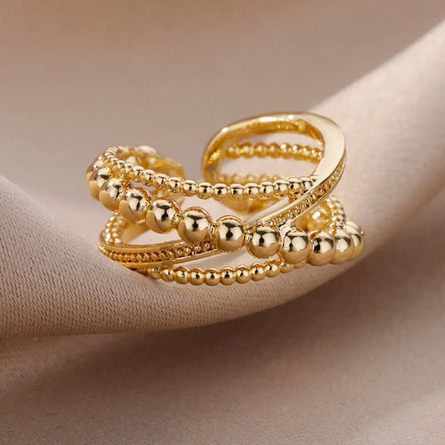 Bague torsadée vintage
