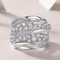 Bague cristal luxe