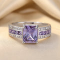 Bague Améthyste Argentée