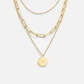 Collier Superposé avec Pièces Vintage