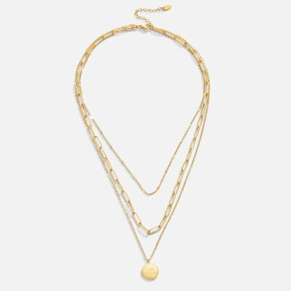 Collier Superposé avec Pièces Vintage